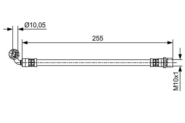 Bremsschlauch BOSCH 1 987 481 647