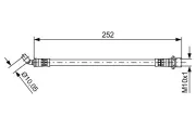 Bremsschlauch BOSCH 1 987 481 662