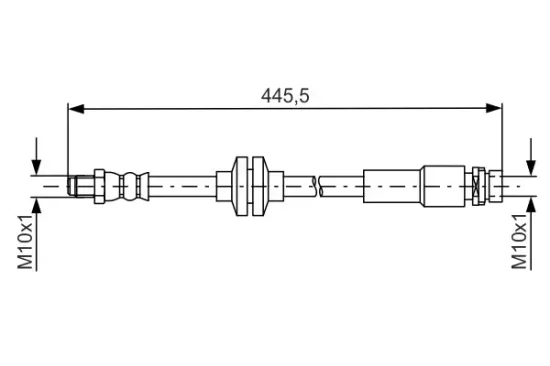 Bremsschlauch Hinterachse BOSCH 1 987 481 668 Bild Bremsschlauch Hinterachse BOSCH 1 987 481 668
