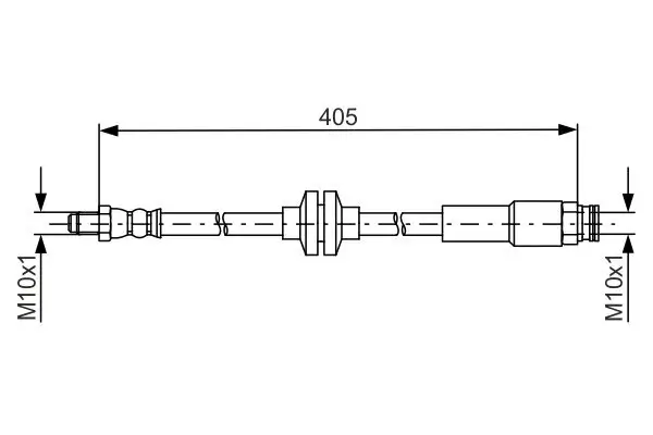 Bremsschlauch BOSCH 1 987 481 671