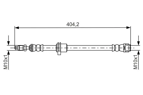 Bremsschlauch BOSCH 1 987 481 679