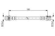 Bremsschlauch BOSCH 1 987 481 681