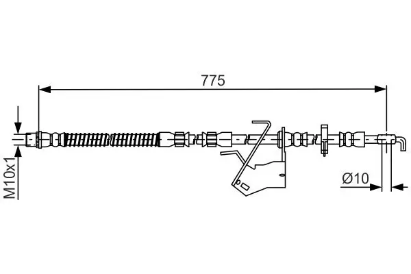 Bremsschlauch BOSCH 1 987 481 685