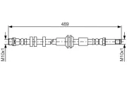 Bremsschlauch BOSCH 1 987 481 691