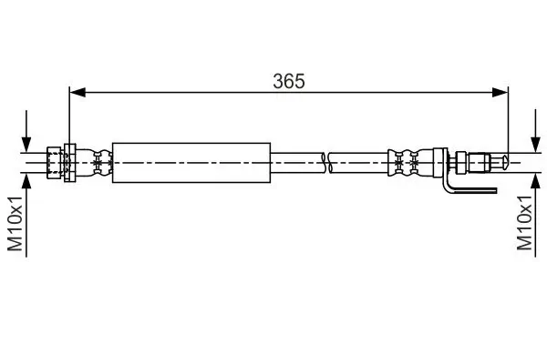 Bremsschlauch BOSCH 1 987 481 703