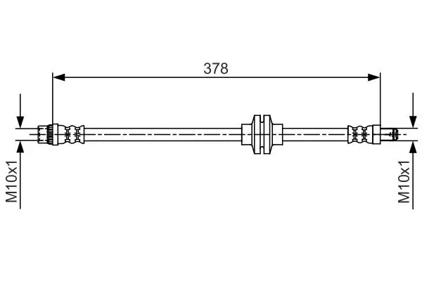 Bremsschlauch BOSCH 1 987 481 707