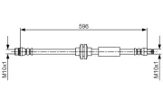 Bremsschlauch BOSCH 1 987 481 708