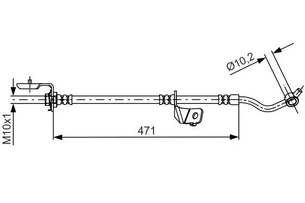 Bremsschlauch BOSCH 1 987 481 716