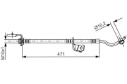 Bremsschlauch BOSCH 1 987 481 716