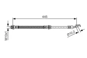 Bremsschlauch Vorderachse BOSCH 1 987 481 723