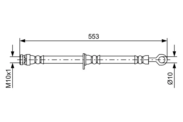 Bremsschlauch Vorderachse BOSCH 1 987 481 728