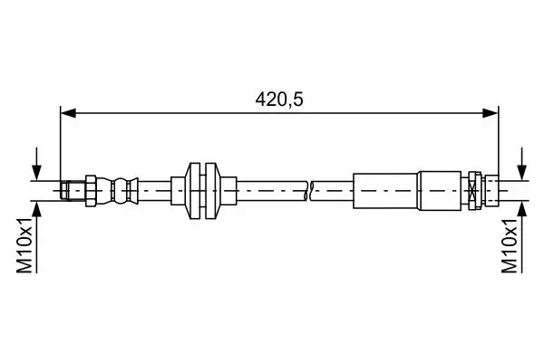 Bremsschlauch BOSCH 1 987 481 739