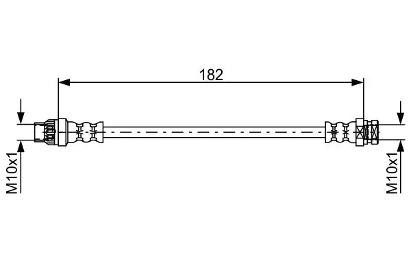 Bremsschlauch BOSCH 1 987 481 753 Bild Bremsschlauch BOSCH 1 987 481 753