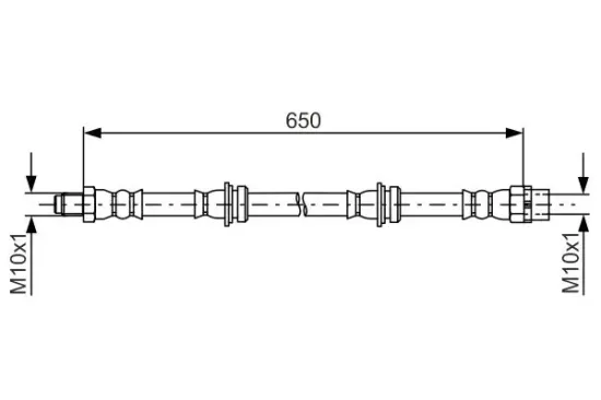 Bremsschlauch Hinterachse BOSCH 1 987 481 782 Bild Bremsschlauch Hinterachse BOSCH 1 987 481 782