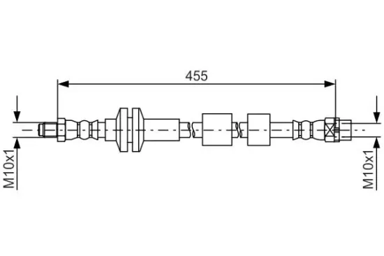 Bremsschlauch BOSCH 1 987 481 783 Bild Bremsschlauch BOSCH 1 987 481 783
