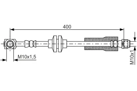 Bremsschlauch BOSCH 1 987 481 803 Bild Bremsschlauch BOSCH 1 987 481 803