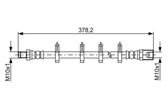 Bremsschlauch BOSCH 1 987 481 847 Bild Bremsschlauch BOSCH 1 987 481 847
