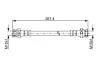 Bremsschlauch Hinterachse links BOSCH 1 987 481 873 Bild Bremsschlauch Hinterachse links BOSCH 1 987 481 873