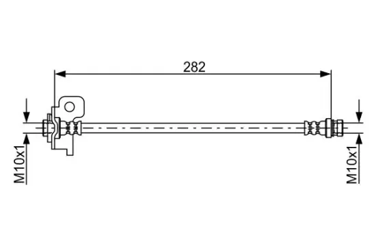 Bremsschlauch Hinterachse links BOSCH 1 987 481 875 Bild Bremsschlauch Hinterachse links BOSCH 1 987 481 875