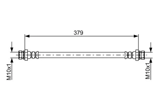 Bremsschlauch BOSCH 1 987 481 898 Bild Bremsschlauch BOSCH 1 987 481 898