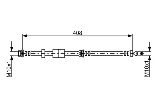 Bremsschlauch Vorderachse BOSCH 1 987 481 943 Bild Bremsschlauch Vorderachse BOSCH 1 987 481 943