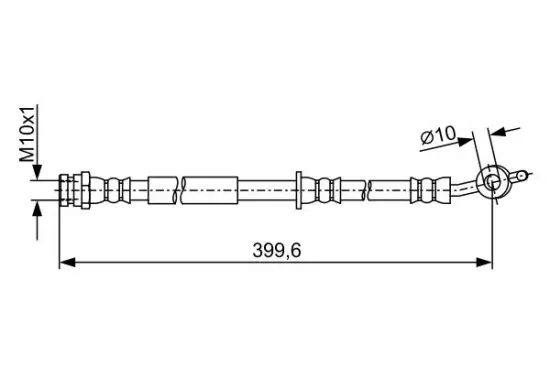 Bremsschlauch Vorderachse links BOSCH 1 987 481 947 Bild Bremsschlauch Vorderachse links BOSCH 1 987 481 947