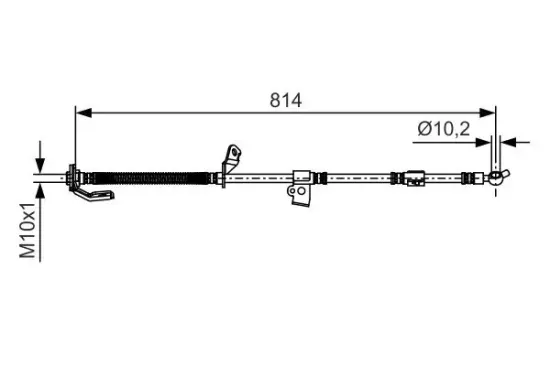 Bremsschlauch BOSCH 1 987 481 988 Bild Bremsschlauch BOSCH 1 987 481 988