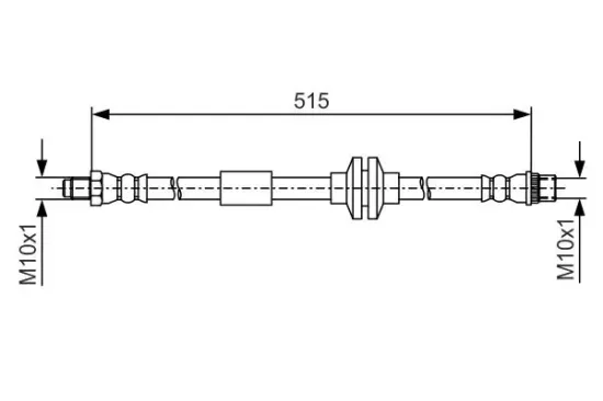 Bremsschlauch BOSCH 1 987 481 A16 Bild Bremsschlauch BOSCH 1 987 481 A16