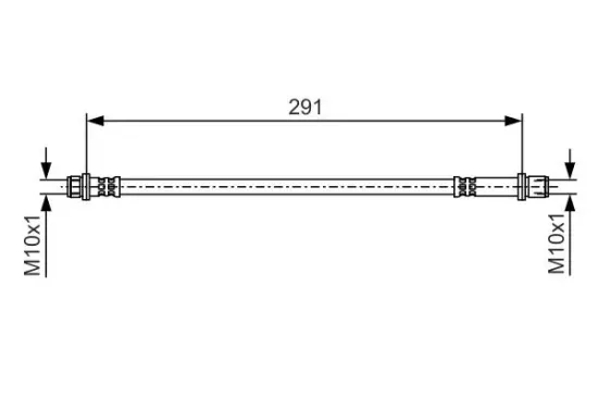 Bremsschlauch BOSCH 1 987 481 A24 Bild Bremsschlauch BOSCH 1 987 481 A24