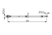 Bremsschlauch BOSCH 1 987 481 A54