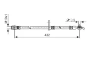 Bremsschlauch BOSCH 1 987 481 A57