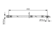 Bremsschlauch BOSCH 1 987 481 A58