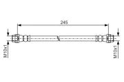 Bremsschlauch BOSCH 1 987 481 A61