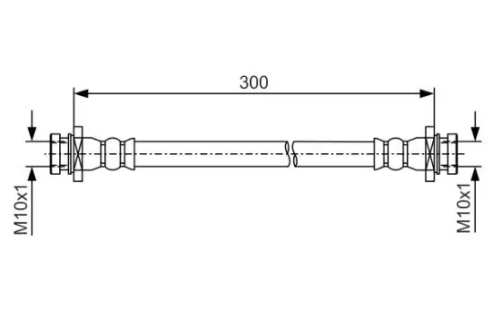 Bremsschlauch BOSCH 1 987 481 B31 Bild Bremsschlauch BOSCH 1 987 481 B31