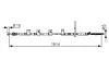 Seilzug, Feststellbremse hinten links BOSCH 1 987 482 357