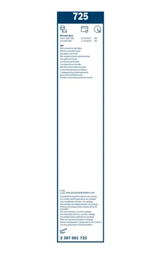 Wischblatt vorne BOSCH 3 397 001 725 Bild Wischblatt vorne BOSCH 3 397 001 725