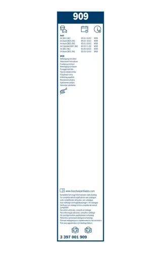 Wischblatt vorne BOSCH 3 397 001 909 Bild Wischblatt vorne BOSCH 3 397 001 909