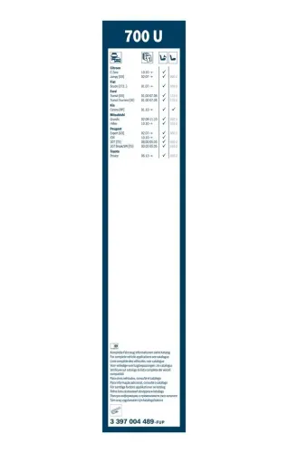 Wischblatt BOSCH 3 397 004 489 Bild Wischblatt BOSCH 3 397 004 489