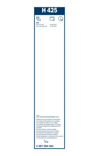 Wischblatt hinten BOSCH 3 397 004 561 Bild Wischblatt hinten BOSCH 3 397 004 561
