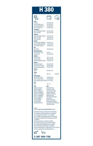 Wischblatt BOSCH 3 397 004 756 Bild Wischblatt BOSCH 3 397 004 756