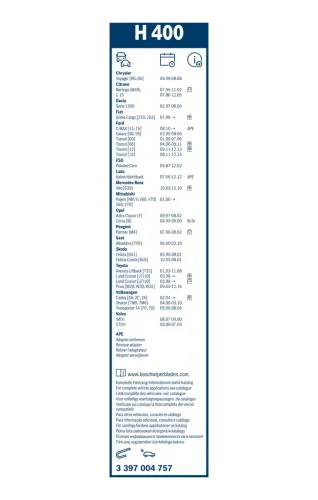 Wischblatt BOSCH 3 397 004 757 Bild Wischblatt BOSCH 3 397 004 757