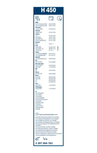 Wischblatt BOSCH 3 397 004 763 Bild Wischblatt BOSCH 3 397 004 763