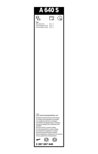 Wischblatt vorne BOSCH 3 397 007 640 Bild Wischblatt vorne BOSCH 3 397 007 640