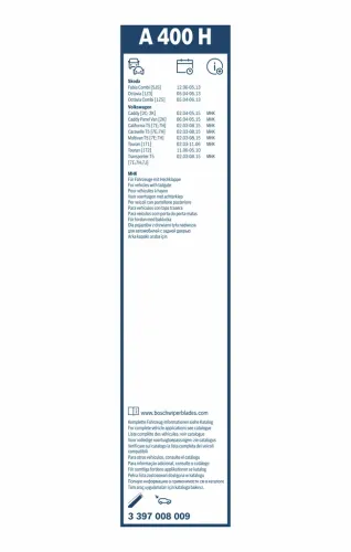 Wischblatt BOSCH 3 397 008 009 Bild Wischblatt BOSCH 3 397 008 009