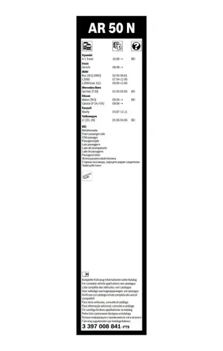 Wischblatt BOSCH 3 397 008 841 Bild Wischblatt BOSCH 3 397 008 841