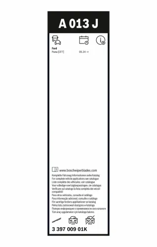 Wischblatt vorne BOSCH 3 397 009 01K Bild Wischblatt vorne BOSCH 3 397 009 01K