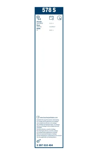 Wischblatt BOSCH 3 397 010 404 Bild Wischblatt BOSCH 3 397 010 404