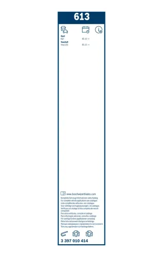 Wischblatt vorne BOSCH 3 397 010 414 Bild Wischblatt vorne BOSCH 3 397 010 414