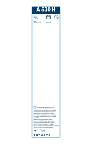 Wischblatt hinten BOSCH 3 397 013 743 Bild Wischblatt hinten BOSCH 3 397 013 743