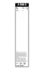 Wischblatt vorne BOSCH 3 397 014 00T Bild Wischblatt vorne BOSCH 3 397 014 00T